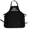 Chef Personalised Message for Him Apron - Black