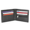 Initials Personalised Leather Wallet - Black