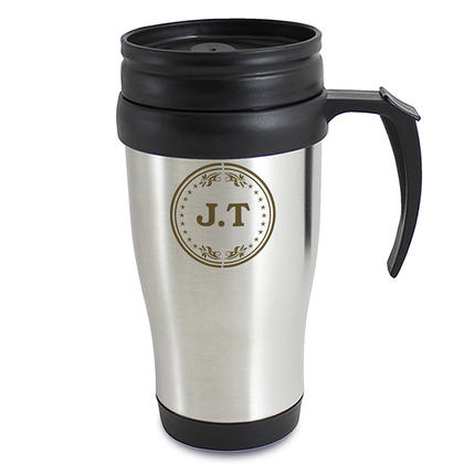 Monogram Personalised Thermal Travel Mug