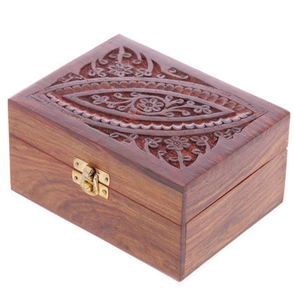 Essential Oil Sheesham Wood Box - D1x12