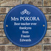 Heritage Personalised Plaque - Blue