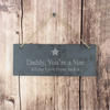 Slate Personalised Door Plaque with Star Motif