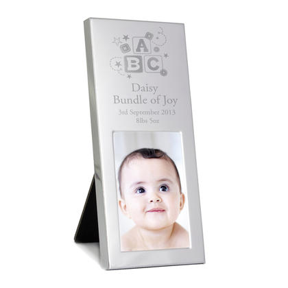 ABC Personalised Photo Frame - Aluminium