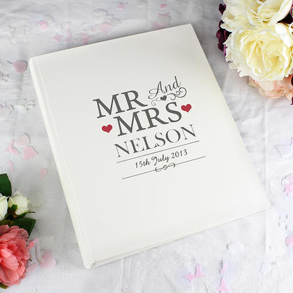 Mr & Mrs Personalised Photo Album