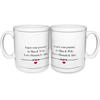 Mr & Mrs Personalised Ceramic Mugs - Set of 2