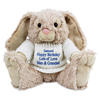 Bunny with Personalised Jumper -  Blue Thread