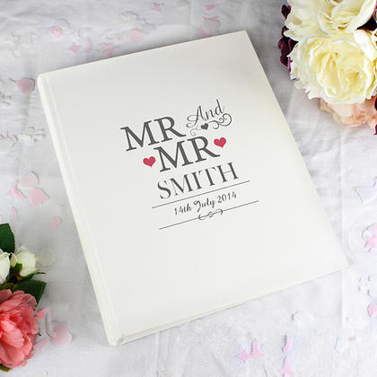 Mr & Mr Personalised Photo Album