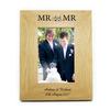 Mr & Mr Personalised Oak Finish 6 x 4 Photo Frame