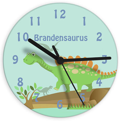 Dinosaur Personalised Clock