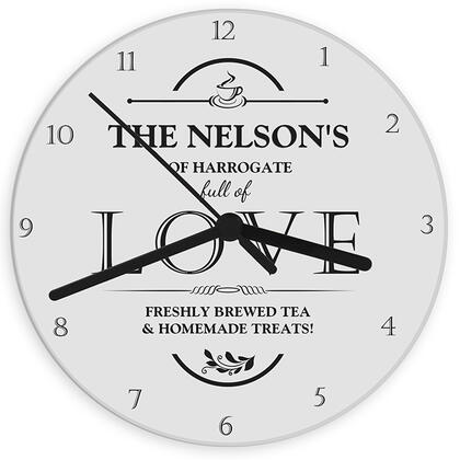 Full of Love Personalised Clock