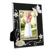 Butterfly Personalised Glass 6 x 4 Photo Frame - Black