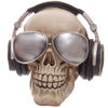 Skull Money Box with Headphones and Shades