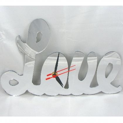 Love Clock Mirror - 35cm