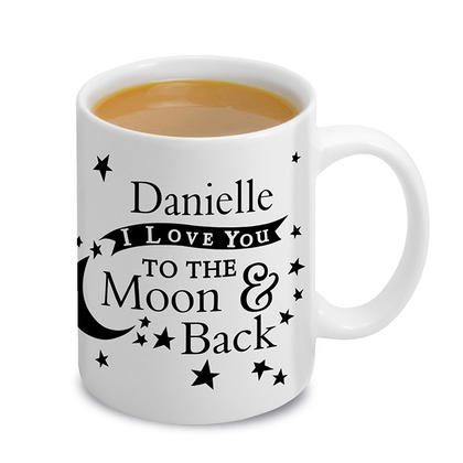 To the Moon & Back Personalised Mug