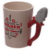 Pliers Shaped Handle Ceramic Mug