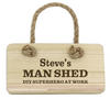 Man Shed Personalised Wooden Sign