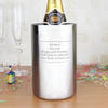 Personalised Wine Cooler - Stainless Steel