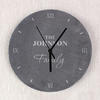 Family Personalised Slate Clock