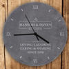 Kitchen Personalised Slate Clock