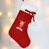 Retro Reindeer Personalised Christmas Stocking