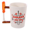 Screwdriver Shaped Handle Ceramic Mug