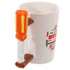 Screwdriver Shaped Handle Ceramic Mug