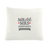 Mr & Mrs Personalised Cushion Cover