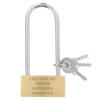 Personalised Message Padlock