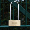 Personalised Message Padlock