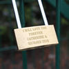 Personalised Message Padlock