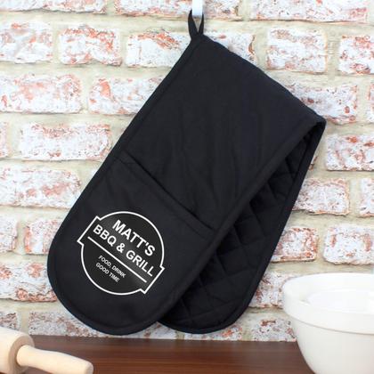 BBQ & Grill Personalised Oven Glove