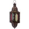 Moroccan Intricate Glass Style Hanging Lantern - Gold Effect