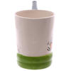 Hose Shaped Handle Ceramic Garden Mug