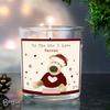 Boofle Personalised Christmas Love Scented Jar Candle