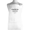 Mrs Personalised Apron - White