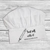 Roll With it Personalised Chef Hat