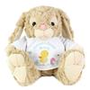 Bunny with Personalised Easter Meadow T-Shirt