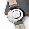 Men's Modern-Vintage Personalised Leather Watch - Ash