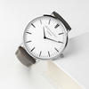 Men's Modern-Vintage Personalised Leather Watch - Ash