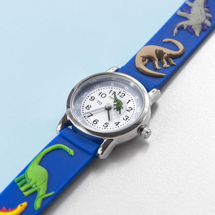 Dinosaur Personalised Children's Watch - Blue
