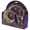 Unicorn Design Bambootique Eco Friendly Kid's Dinner Set