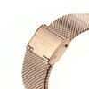 Ladies Personalised Square Face Watch - Rose Gold Metallic