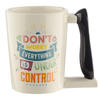 TV Remote Shaped Handle Ceramic Mug