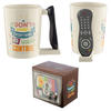 TV Remote Shaped Handle Ceramic Mug