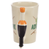 Fishing Float Shaped Handle Ceramic Mug