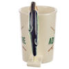 Fish Shaped Handle Ceramic Mug