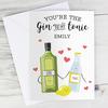 Gin to My Tonic Personalised Card