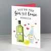 Gin to My Tonic Personalised Card