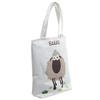 Sheep Cotton Zip Up Shopping Bag