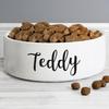 Any Name Personalised Medium Bowl - White